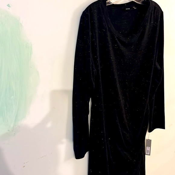 APT9 Glitz Angelina Knit Wrap Dress Sz 0X - Picture 4 of 8